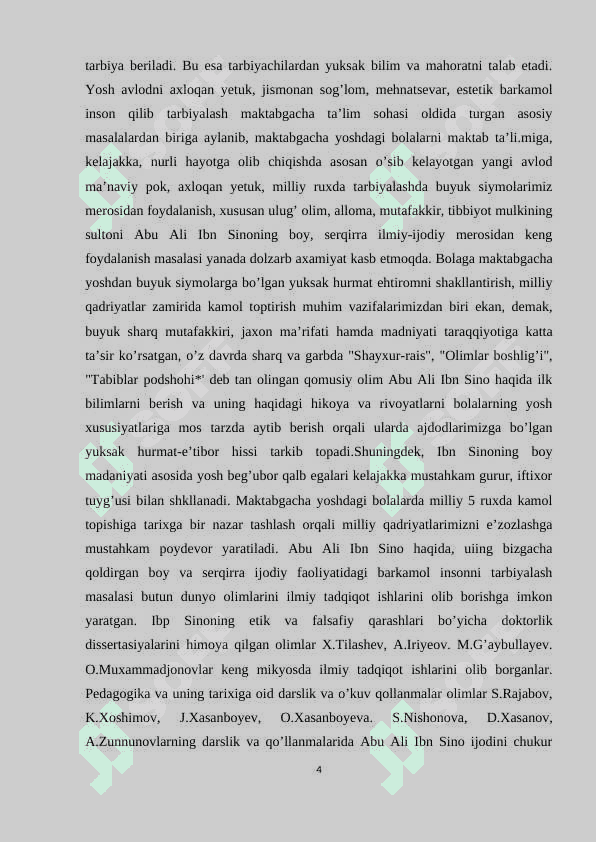 MAKTABGACHA TA'LIM TIZIMINI 2030-YILGACHA RIVOJLANTIRISH KONSEPSIYASINING MAZMUN MOHIYATI 4