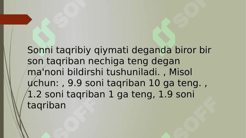 Sonlarni yaxlitlash 3