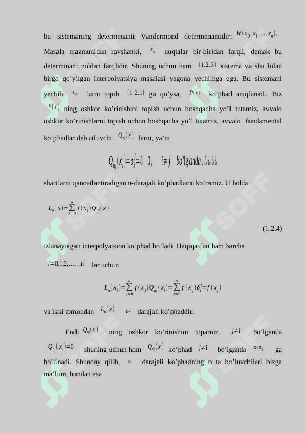 Funksiyani interpolyatsiyalash. Splaynlar 8