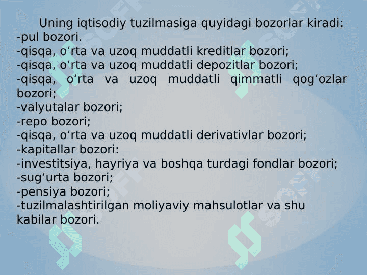 Moliya bozori va instrumentlari 7