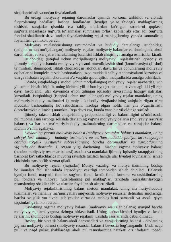 Moliyaviy rejalashtirish va prognozlashtirish 4