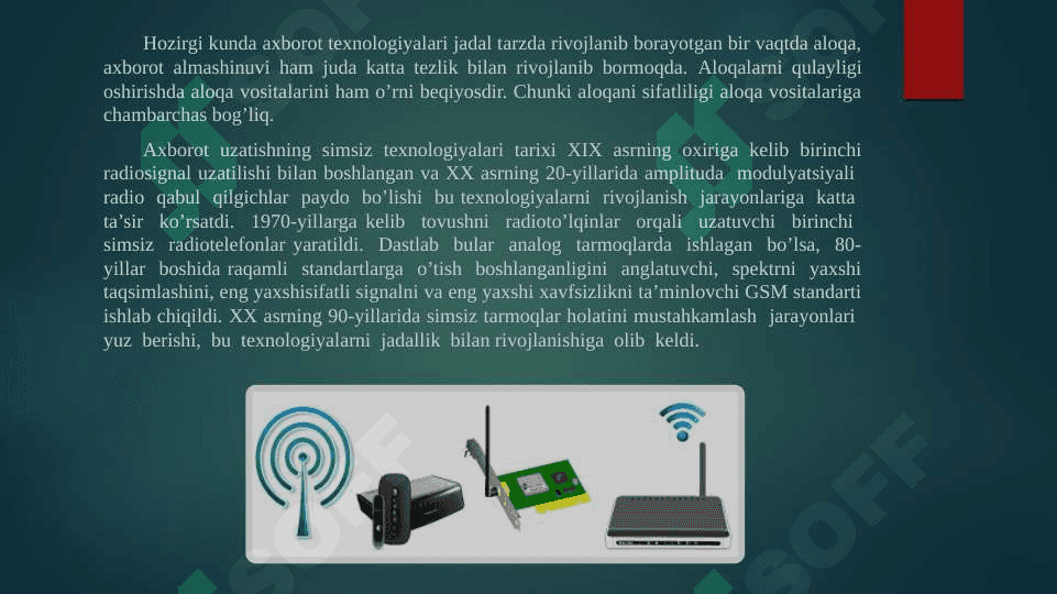 Simsiz tarmoqlar 3