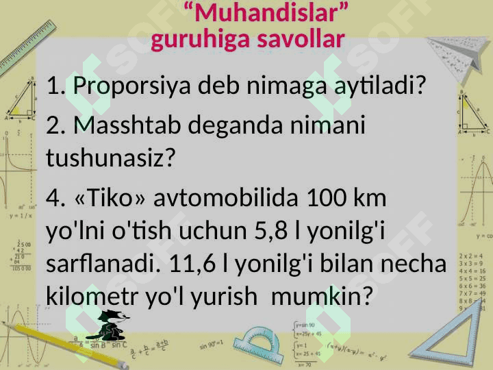 Uchburchak, uning perimetri, turlari 5