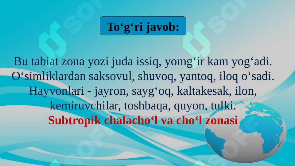 Balandlik mintaqalari 5
