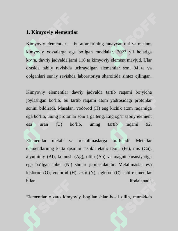 KIMYOVIY BIRIKMALARNING MUHIM SINFLARI 3