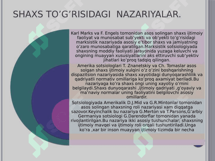 shaxs va deviant xulq-atvor sotsiologiyasi. 8