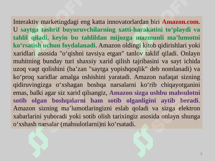 INTERAKTIV MARKETING 5