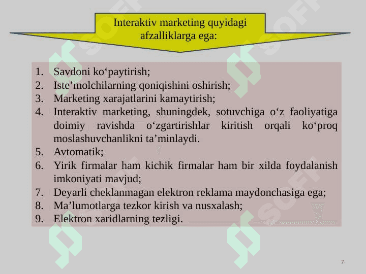 INTERAKTIV MARKETING 7