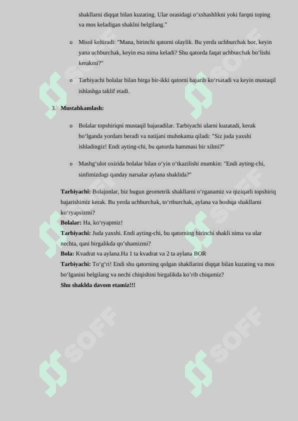 GEOMETRIK SHAKLLAR matematika topshiriq 4