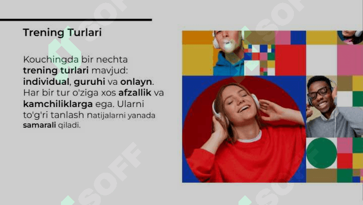 Kouchingda treninglarni olib borish usullaribiznes 7