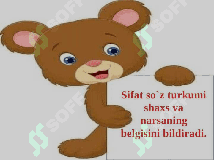 Sifat soʻz turkumi 2