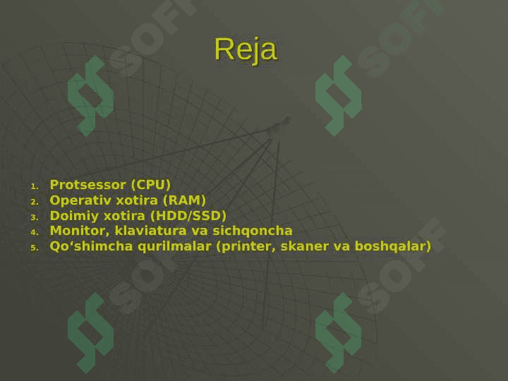 Kompyuter haqida malumot 2
