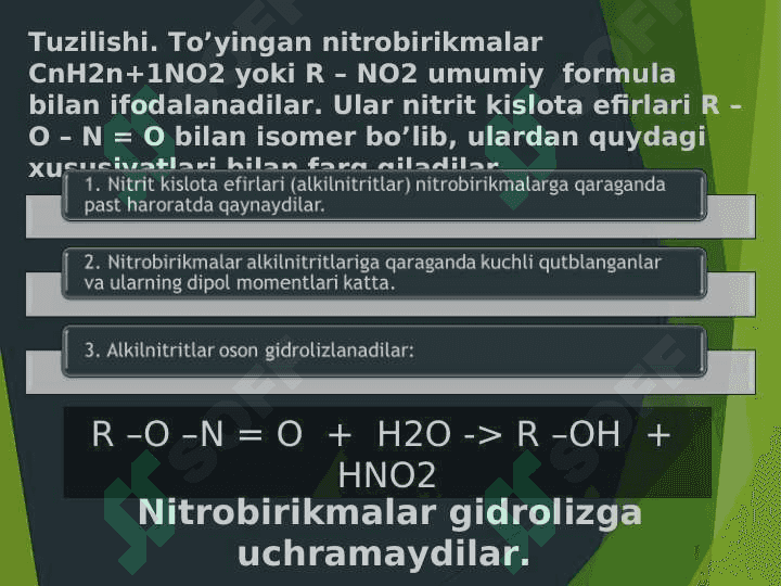 Organik birikmalar (azot saqlovchi organik birikmalar) 4