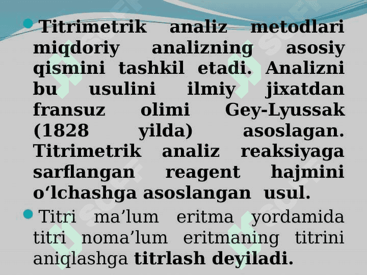 TITRIMETRIK ANALIZ 2
