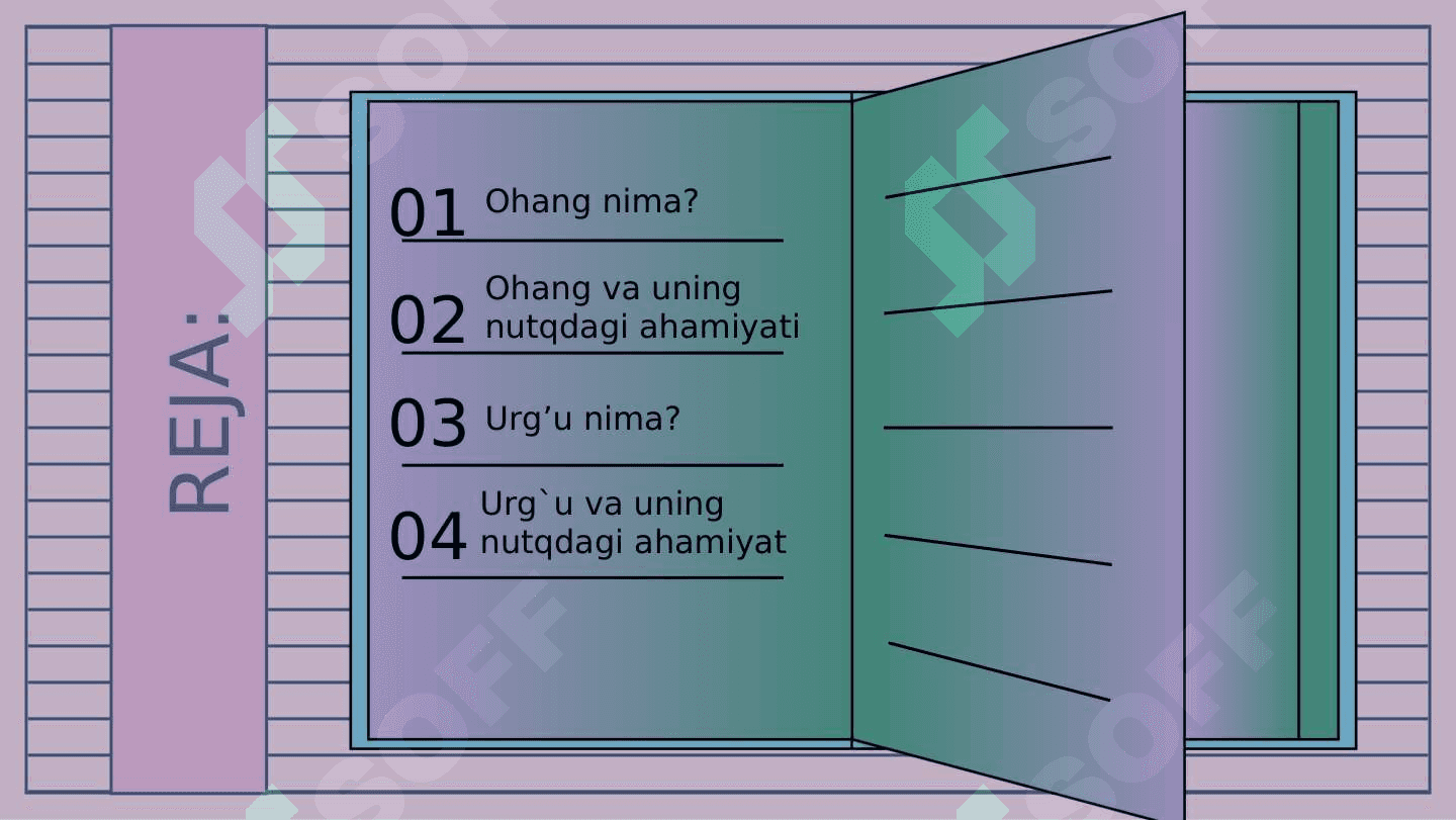 O’zbek adabiy tilida urg’u va ohang 2
