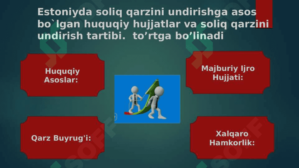 Estoniyada soliq qarzini undirish 4
