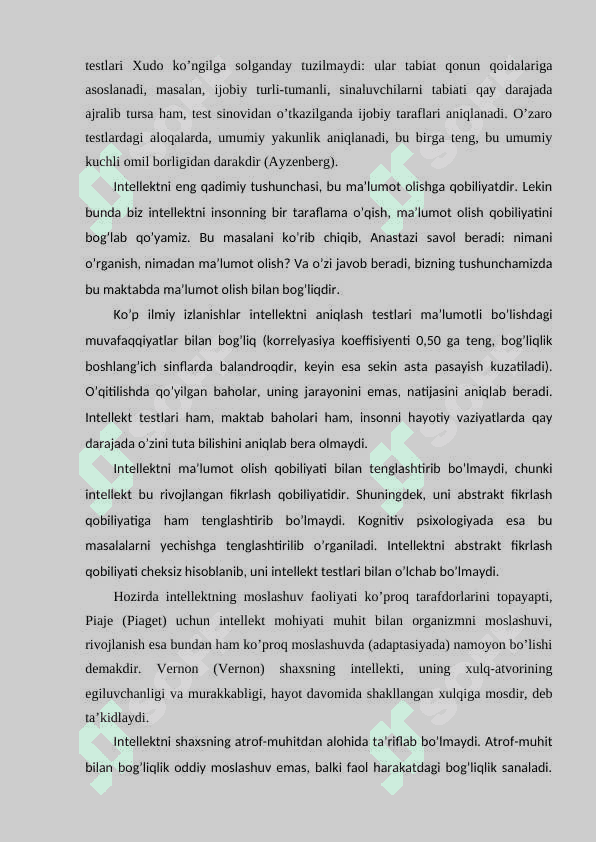 Intellekt psixodiagnostikasi 3