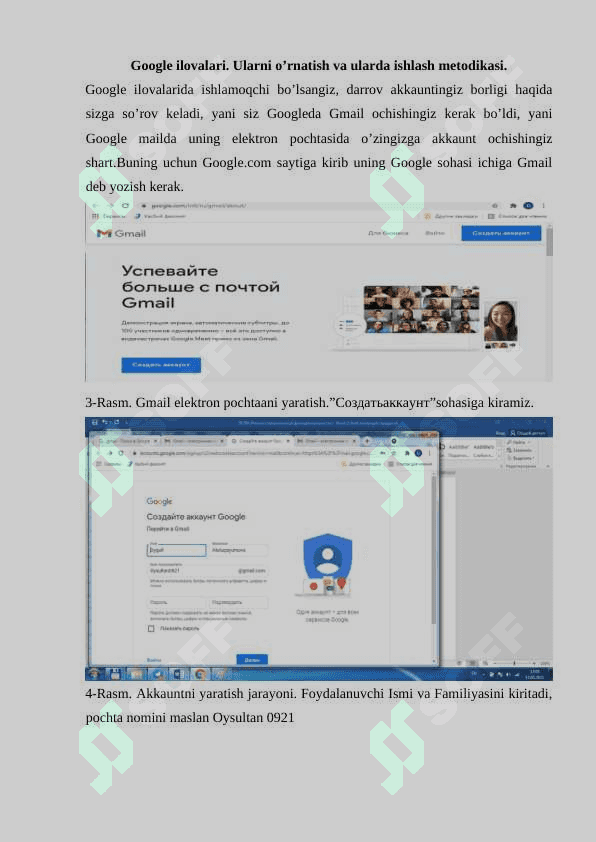 Google ta’lim web hizmatlari 2