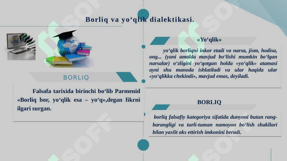 Borliq (ontologiya) va rivojlanish falsafasi 4