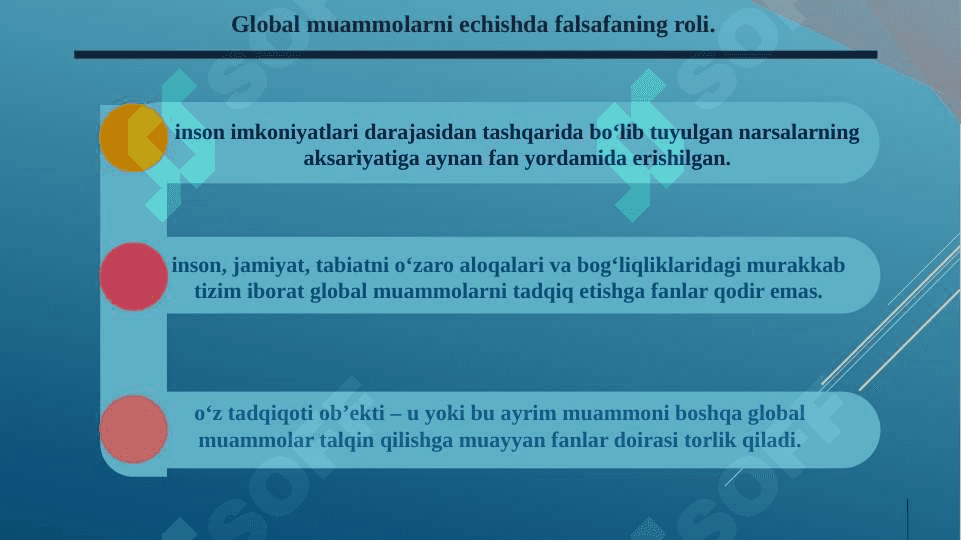 Globallashuv va barqaror taraqqiyot falsafasi 7