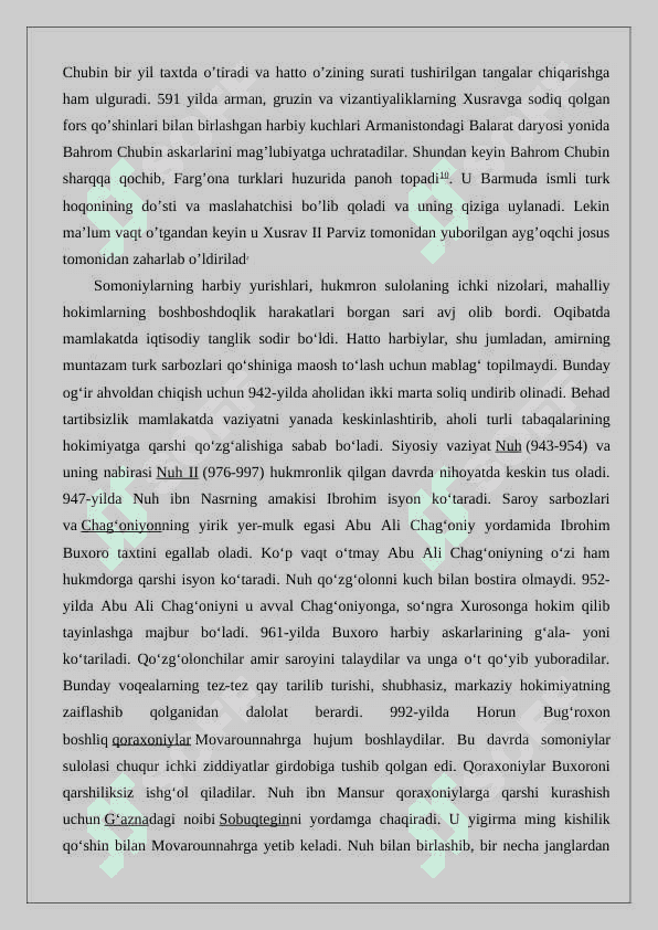 Somoniylarning kelib chiqishi masalasi 7