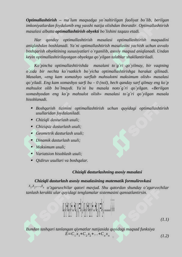 Chiziqli dasturlash masalasini simpleks usulda yechish. 3