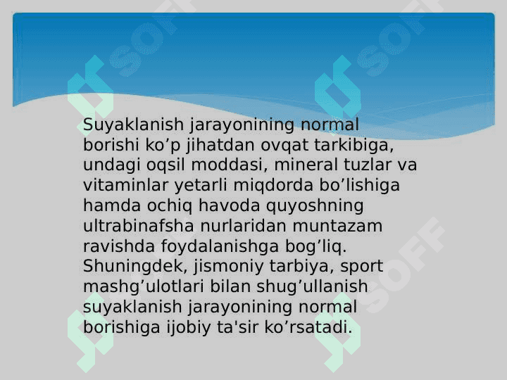 SUYAKLARGA QARAB YOSHNI BAHOLASH 5