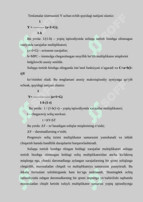 BALANSLASHGAN BUDJET MULTIPLIKATORI 3