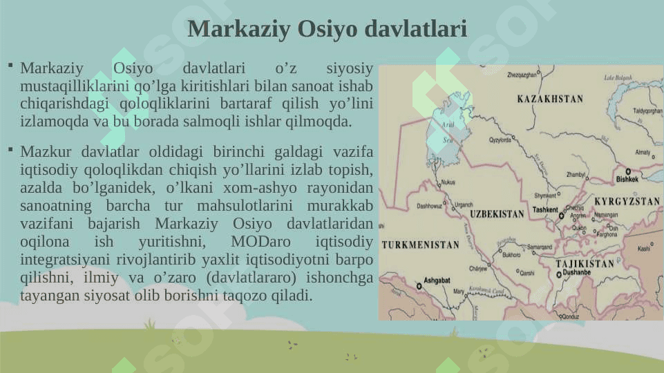 MARKAZIY OSIYO DAVLATLARINING INTEGRALLASHUV JARAYONLARI 4