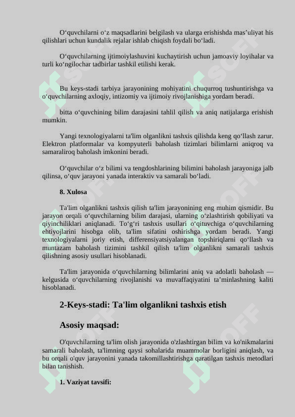 Tarbiya jarayonining mohiyati va mazmuni 4
