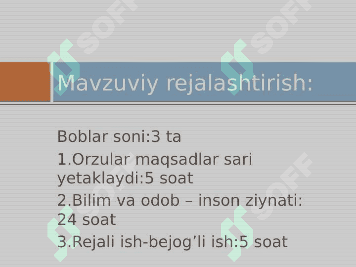 3-sinf “tarbiya” darsligini o’rganish 3