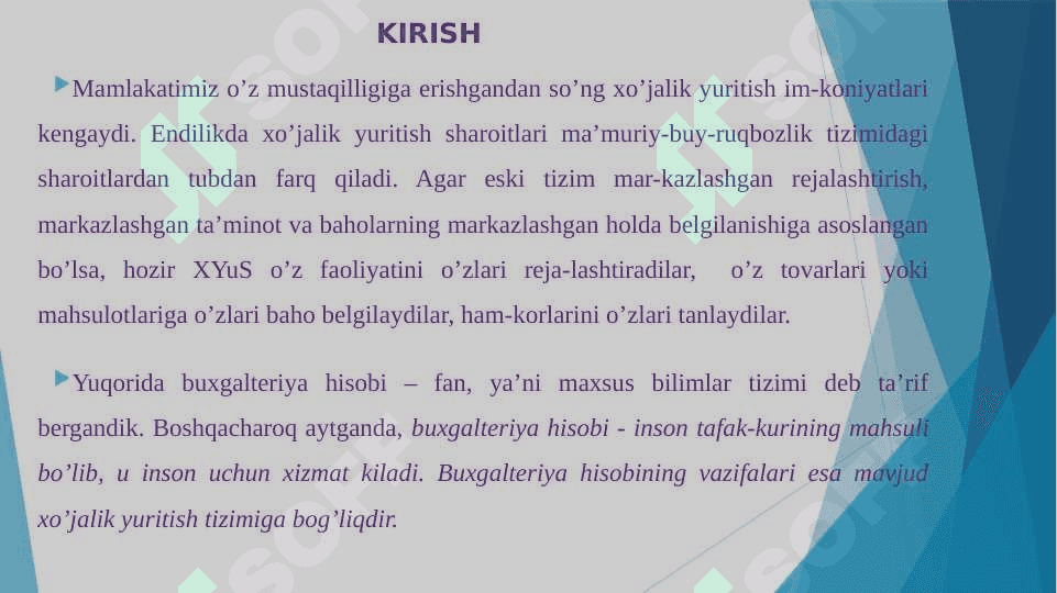 Buxgalteriya hisobinining konseptual asoslari 2