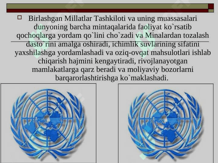 BIRLASHGAN MILLATLAR TASHKILOTI 4