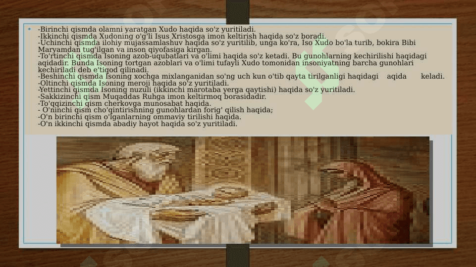 XRISTIANLIK DINI (taqdimot) 6