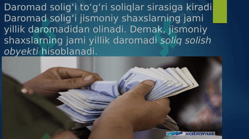 DAROMAD SOLIG‘I 2