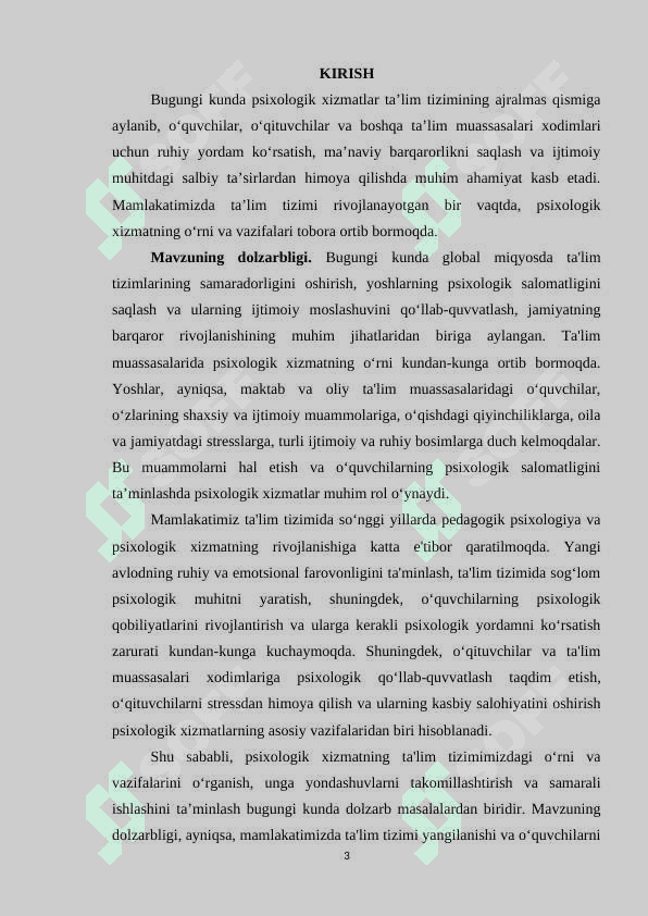 Psixologik xizmat va vazifalari 3