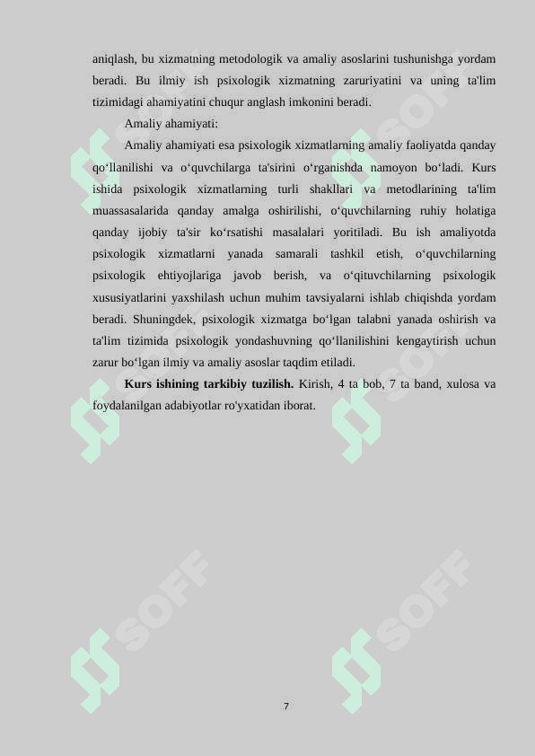 Psixologik xizmat va vazifalari 7