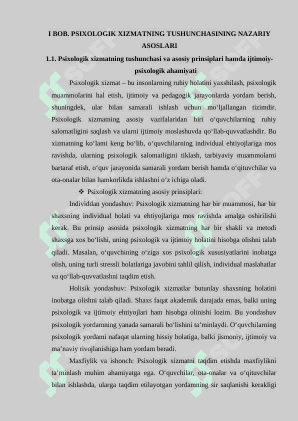 Psixologik xizmat va vazifalari 8