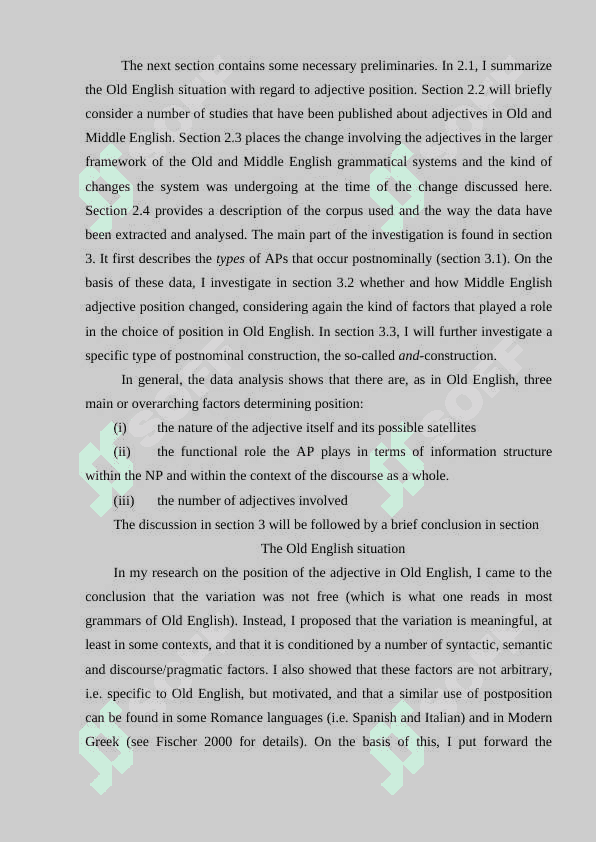 ADJECTIVES IN OLD AND MIDDLE ENGLISH 3
