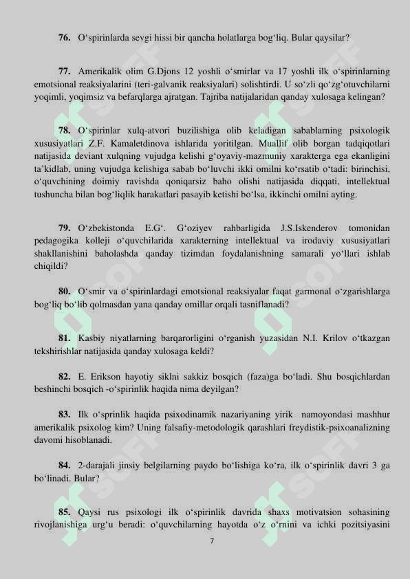 Umumiy psixologiyadan 300ta savol 7