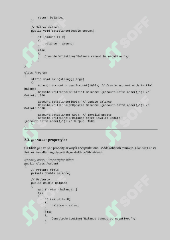 C# OOP 1-dars 4