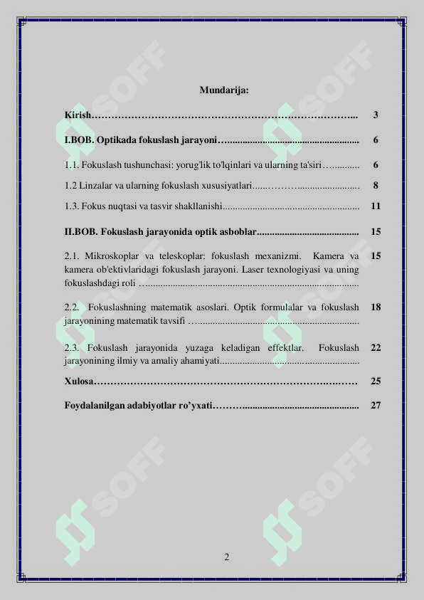 O'z o'zini fokuslash jarayoni 2