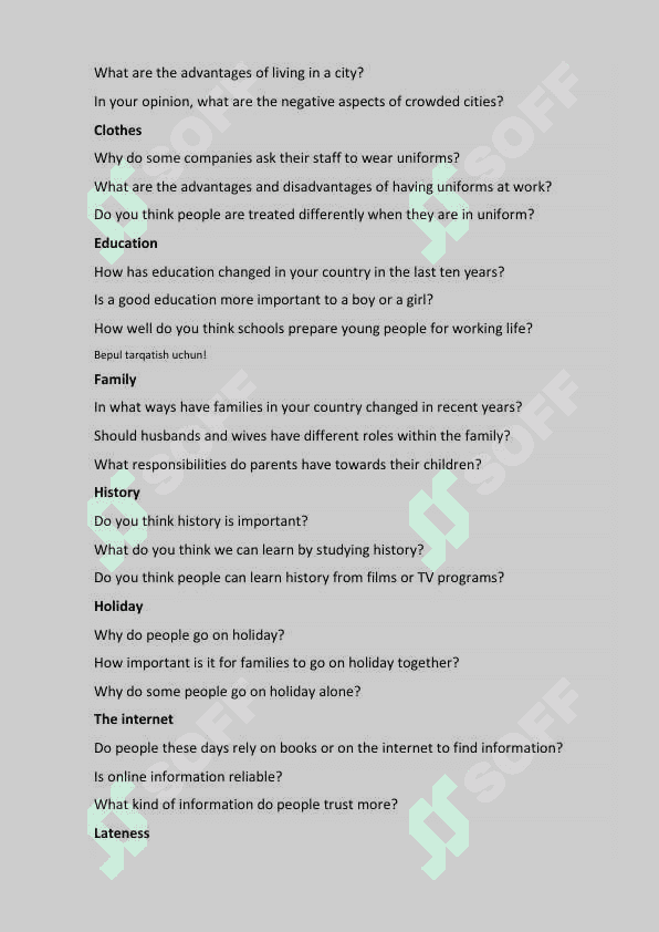 Multi level speaking 7