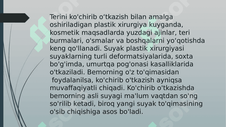 YUZDAGI PLASTIK OPERATSIYALAR XUSUSIYATLARI 4