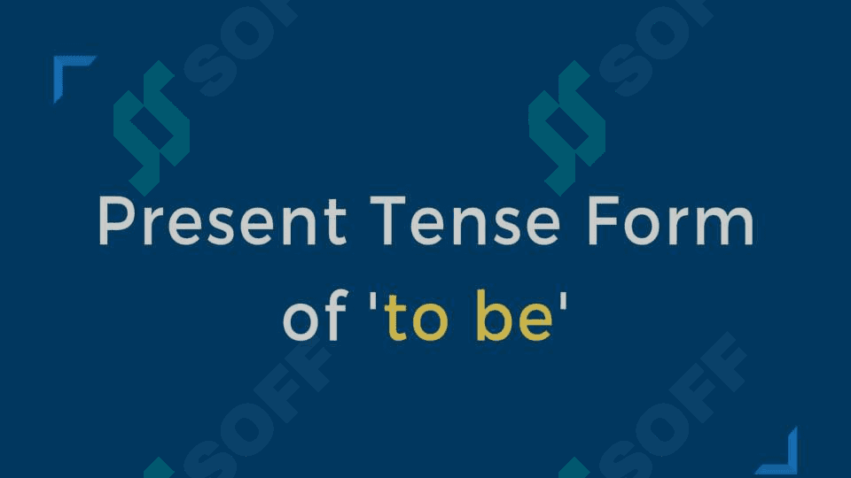 The verb "to be" present tense 2-part 4