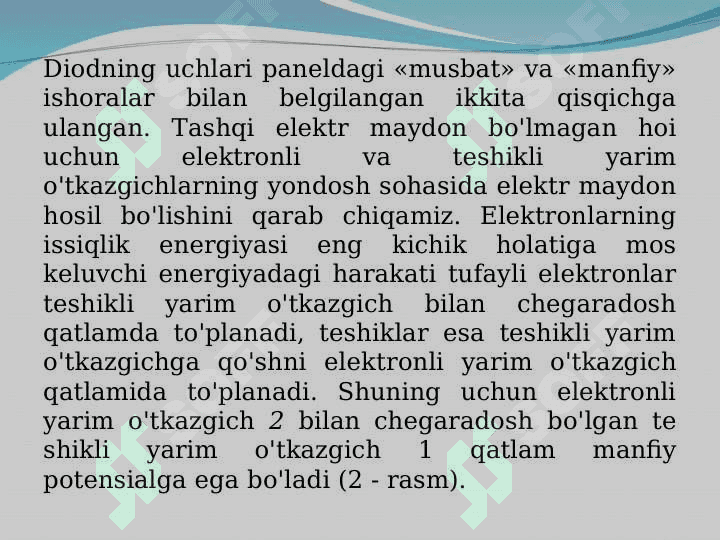 TO‘G‘RILOVCHI DIODLAR 4