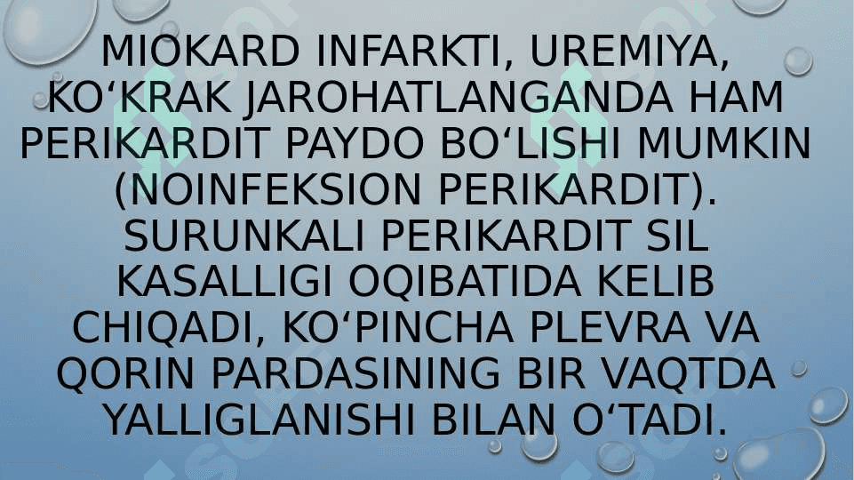 Perikarditlar 3