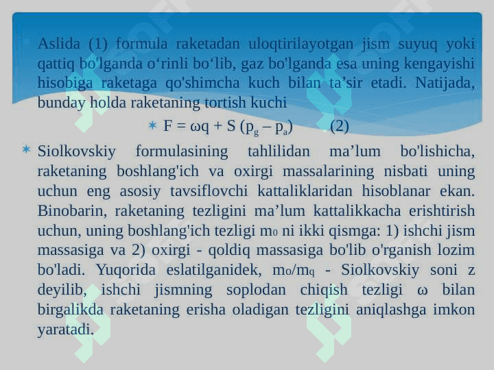 KOSMODINAMIKA ASOSLARI pptx 3