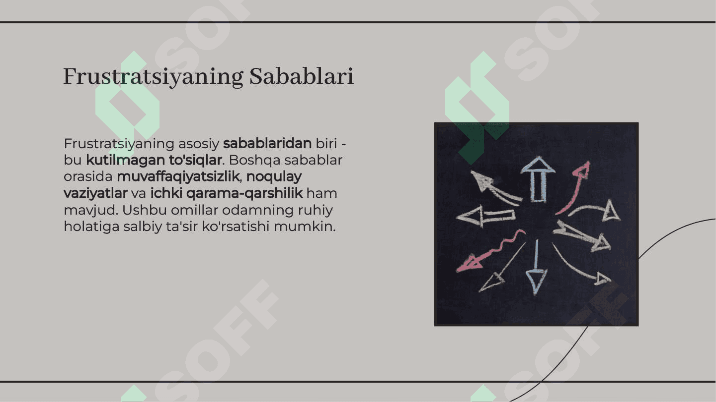 Frustratsiya Sabablari va O'zini Boshqarish Usullari 4
