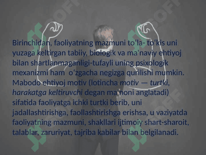 Faoliyat va motivatsiya 4